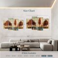 thumbnail image 3 of Elephant Stock Field And Forest I Wall Art - Horizontal Multi Panel Canvas - Living Room Wall Decor - Nature Multi Panel - Red And Brown Decor By Silvia Vassileva - 75" x 48", 3 of 4