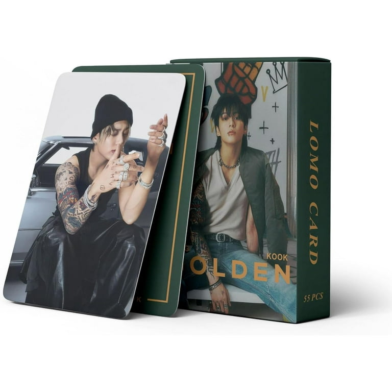 55pcs Lomo Cards BTS JungKook GOLDEN New Album Bangtan Boys