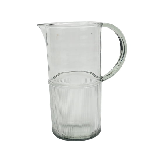 Better Homes and Gardens Green Ribbed Tritan Pitcher, 1.85-Quart