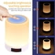 thumbnail image 3 of Altavoz Bluetooth, luz LED, luz nocturna, lámpara de noche inteligente sensible al tacto, regulable, carga USB, portátil, cambio de color RGB, 3 of 5