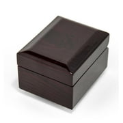 Perfect Little 18 Note Musical Box W. Dark Glossy Wooden Finish - Under the Sea (The Little Mermaid) - SWISS
