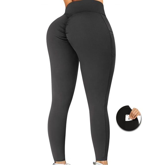 MISS MOLY Women's High Waist Yoga Leggings Tummy Control Active Workout Pants Athletic Running Tummy Control