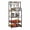 Black+Gray, variant on MAROUTE 5-Tier Industrial Bakers Rack with Cabinet & Shelves – Microwave Stand with 2 Baskets, 8 Hooks – Black & Gray