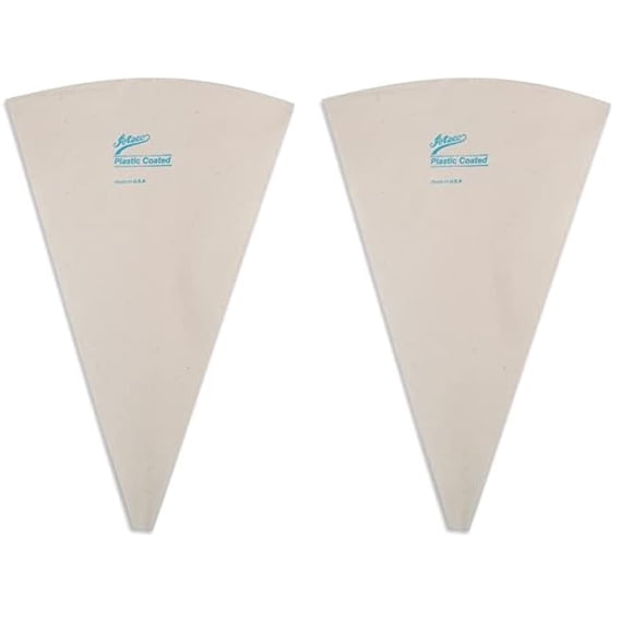 Bolsa para Decorar Ateco de Lona Plástica Recubierta 30 cm Blanca x2