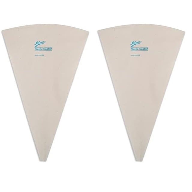 Bolsa para Decorar Ateco de Lona Plástica Recubierta 30 cm Blanca x2
