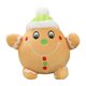 thumbnail image 1 of Juguetes de peluche para perros masticables y cuerda con papel arrugado Juguetes navideños para perros Cachorro duradero Hombre de jengibre, 1 of 9