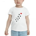 thumbnail image 2 of Dog Paw And Love Funny Toddler T-Shirts for Boys Girls (White, 4T), 2 of 5