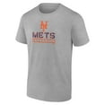 thumbnail image 2 of Men's Heather Gray New York Mets Evanston Stencil T-Shirt, 2 of 3