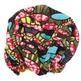thumbnail image 1 of MasteelfCA Adjustable Satin Bonnet Hair Cover Waterproof Shower Long Hair Sleep Hat, 1 of 7