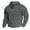 D51/Dark Gray, variant on Afdoent Mens Quarter Zip Pullover Long Sleeve Stand Collar Sweatshirt Double Side Zipper Sweatshirt For Fall Winter Everyday Wear