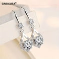 thumbnail image 3 of Silver-Plated Teardrop Earrings 3-Piece Set – Retro Design, Unisex Jewelry with Gift Box, 3 of 7