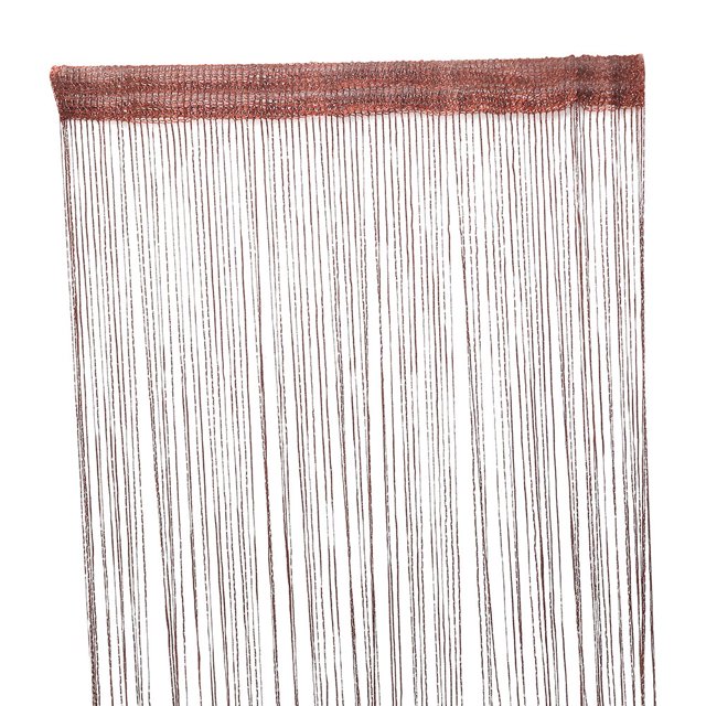 PENGXIANG String Door Curtain Fly Screen Window Panel Tassel Fringe Beads Room Divider 1m(W) * 2m(H)