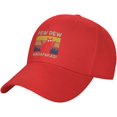 thumbnail image 2 of Pew Pew Madafaka Distressed Baseball Caps for Men Graphic Washed Cotton Adjustable Strapback Cap Hat, 2 of 9