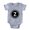 Heather Grey, variant on CafePress - Monogram Medallion Z - Cute Infant Baby Football Bodysuit