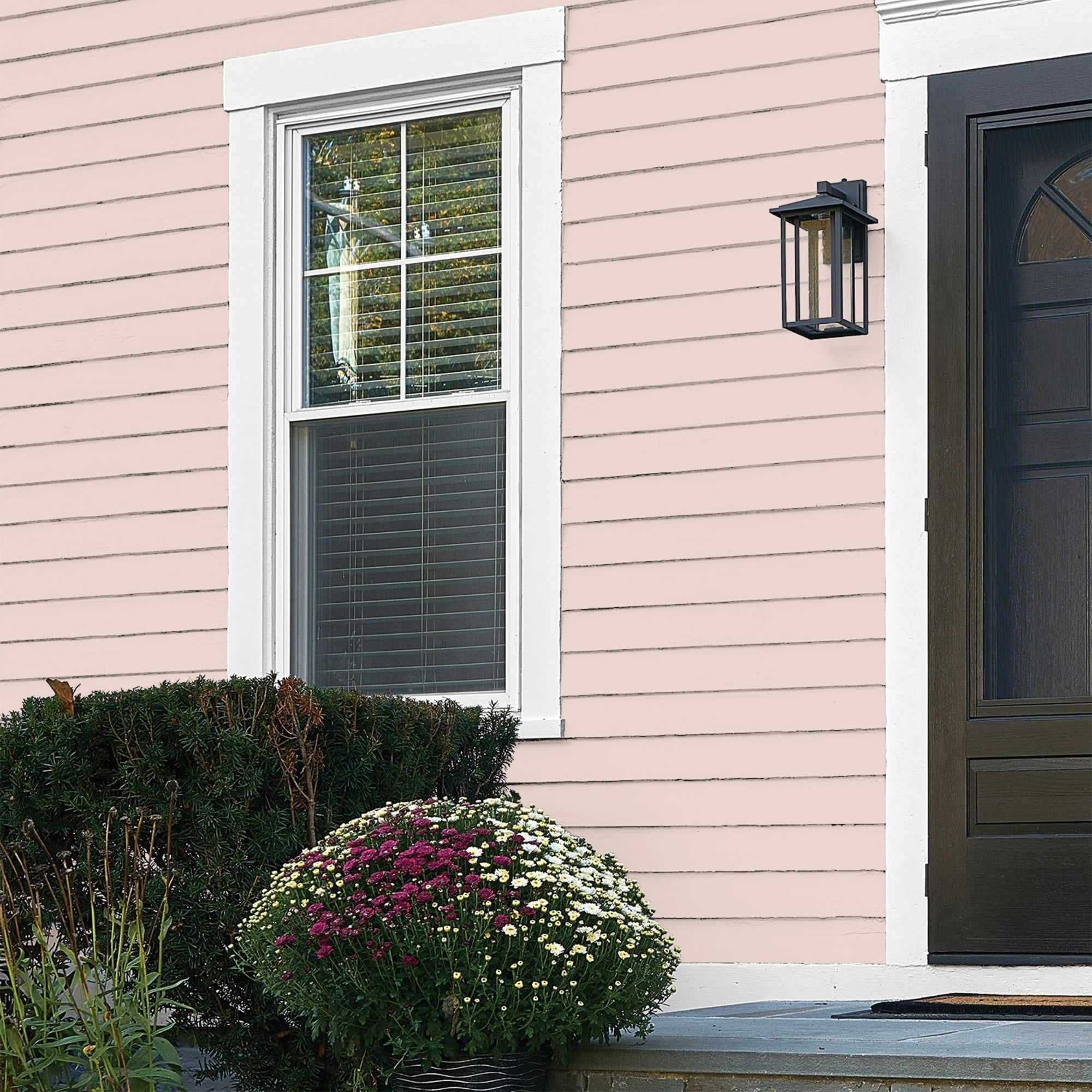 Glidden Fundamentals Coral Cream / Orange, Flat Exterior Paint, 1 Quart