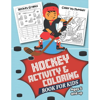 Hockey Coloring Book For kids Ages 8-12: Funny Gift For Kids Who Loves  Sports and Ice Hockey, Ice Hockey Coloring Book for Kids (Paperback)