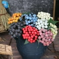 thumbnail image 4 of Yuedong Flower Arrangement Accessories Berry Artificial Berries Eco-friendly Living Room Decoration 8 Colors Small Fruit Bunches, 4 of 22