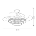 thumbnail image 4 of Ventilador de Techo Mil luces Harlow DORADO CCT, 4 of 7
