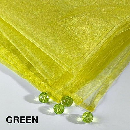 

Fennco Styles Sorbet Tissue Organza Tablecloth Sheer Table Cover for Everyday Use Banquets and Special Events