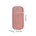 thumbnail image 3 of Clear Mesh Pencil Bag,Large Capacity Zipper Pencil Case with Elastic Band Pen Holder for Stationery Supplies Storage,Aesthetic Pencil Pouch for Teenager,Pink, 3 of 6