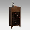Winsome Wood Transitional Antique Walnut Composite Wood Wine Cabinet 94638