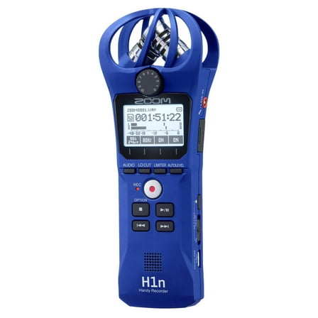 A-Zoom H1n Travel-Size Recorder 32 GB Standard Voice Recorders, Multicolor