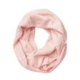 thumbnail image 2 of Wrapables® Warm Fall and Winter Infinity Scarf and Beanie Set, Pink and Charcoal Gray, 2 of 8