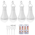 thumbnail image 2 of USB Rechargeable Light Bulb,Battery Backup Emergency Light Bulb,4 PCS, 2 of 5