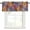 Blue, variant on Boho Colorful Floral Valances for Windows Farmhouse Kitchen Curtains Valances Rod Pocket Valance Curtains for Windows Spring Flower Botanical Sunflowers Plant Valances for Bathroom Bedroom 42"x12"