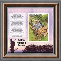 Bow Hunters Prayer, Hunting, Gaming with Crossbow Personalized Picture Frame, 10 X10 9704
