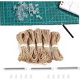thumbnail image 4 of shiyou-RV Pleated Shade Repair Kit, Camper Van Window Shades Blind String Repair Replacement Kit for Trailer Pleated Shade, RV Blinds Maintenance Kit, Cords, Cord Retainers, Bushings, Springs (White), 4 of 4