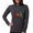 Heather Grey, variant on CafePress - 6 Kitty Cat, Sleigh Christmas Tree Long Slee - Womens Hooded Shirt
