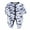 Blue clouds, variant on ATAIKU Infant Baby Boys' Sleep and Play Footed Pajamas One-Piece Sleeper Button Romper Jumpsuit Cotton PJs For Newborn