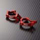thumbnail image 3 of Bloques de Ruedas Vogacara RCGOFFLOW C Hubs RC Pesados Para 1/10 LSOi Lasernut U4 Todoterreno Rojo, 3 of 5