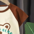 thumbnail image 7 of CAICJ98 Toddler Baby Tshirts Boys Girls 6 12 18 24 Months 2T 3T 4T 5T Cute Graphic Tees Tops Short Sleeve Crew Neck Kids Soft Summer Clothes Classic Basic (Coffee,12-24 Months), 7 of 7