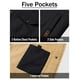 thumbnail image 4 of Chaqueta CRYSULLY Parka casual para hombre, cálida, a prueba de viento, nieve, color negro, talla L, 4 of 8