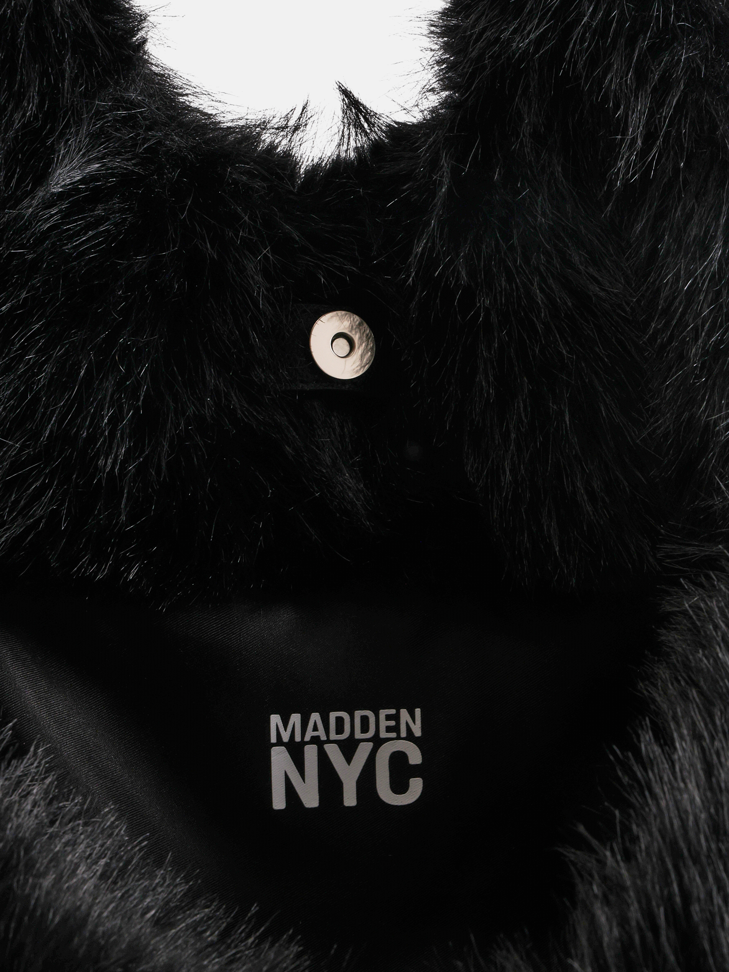 Madden NYC Women's Faux Fur Tote Bag photo 4