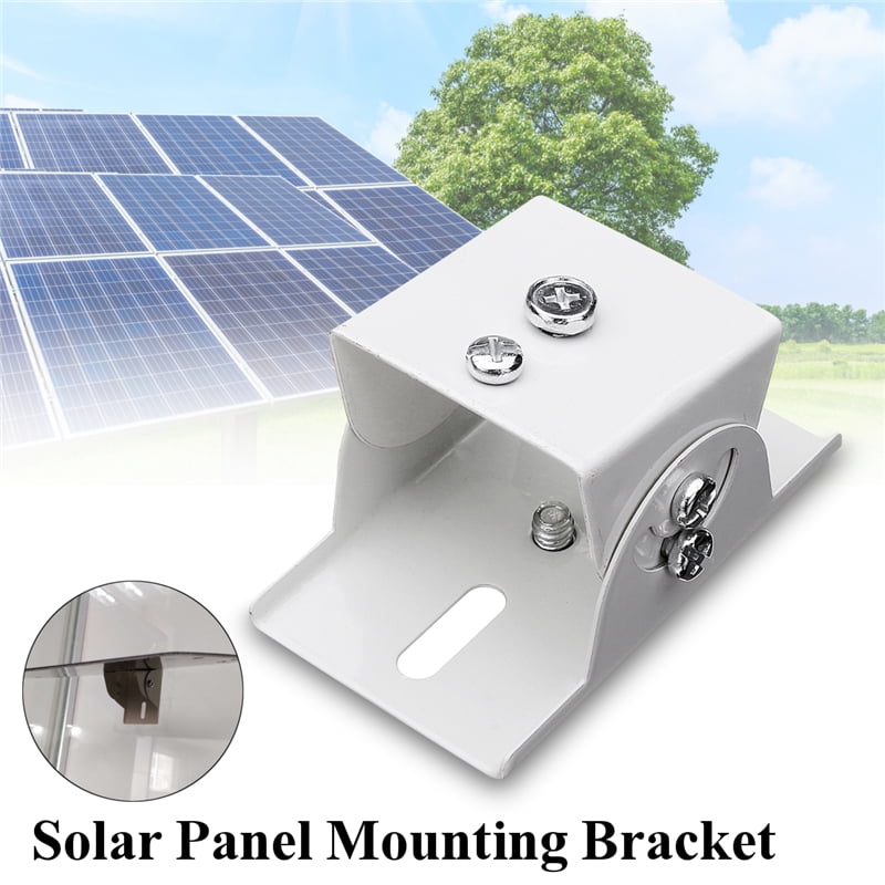 1X/2X/4X Solar Panel Mounting Bracket Clamp Kit Set For RV Boat Off