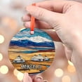thumbnail image 4 of Mongolia Christmas Ornament, Ceramic/Acrylic - Mongolia Travel Souvenir, Tree Hanging Ornament, Holiday Keepsake 2025, Wanderlust Gift, Collectible 2025, 4 of 5