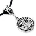 thumbnail image 2 of Cowhide Leather Pendent Necklace with Tree of Life (Locks with Lobster Clasp) 43cm Long, 2 of 3