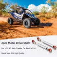 thumbnail image 2 of EEEkit Drive Axle for 1/10 RC Rock Crawler Car 1/10 Axial SCX10 RC4WD D90, 112-155mm Metal Telescopic Drive Shaft, 2 of 7