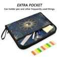 thumbnail image 2 of Accordion File Organizer with Zip Closure 13 Pockets Expanding File Folder Letter A4 Paper Document Organizer for Home Office Mysterious Celestial Pattern, 2 of 7