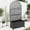 Black, variant on Metal Garden Bed with Trellis, 70 Inch Height Metal Planter Box with Trellis, Garden Box for Climbing Plants Vegetable, Metal Garden Bed with Drainage Holes