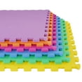 thumbnail image 7 of BalanceFrom Fitness 24 SqFt Interlocking EVA Foam Exercise Mat Tiles, Multi, 7 of 7