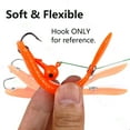 thumbnail image 3 of BE-TOOL Soft Bionic Fishing Lure Plastic Fishing Baits with Reflectors and Hook, for Saltwater and Freshwater (1#), 3 of 6