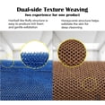 thumbnail image 3 of MOYISHI African Net Sponge Exfoliating Washcloth - African Bath Sponge Cloth Exfoliating Towel Body Scrubber Back Scrubber for Shower Skin Smoother 3 Pieces (Navy Blue Purple Brown), 3 of 7