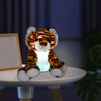 Kids Toys under $5 Fufafayo Plush Tiger Lighting Up Stuffed Animal Floppy Night Light Stuffed Animals Glowing Plushies Toy Gifts for Kids Birthday Easter Christmas
