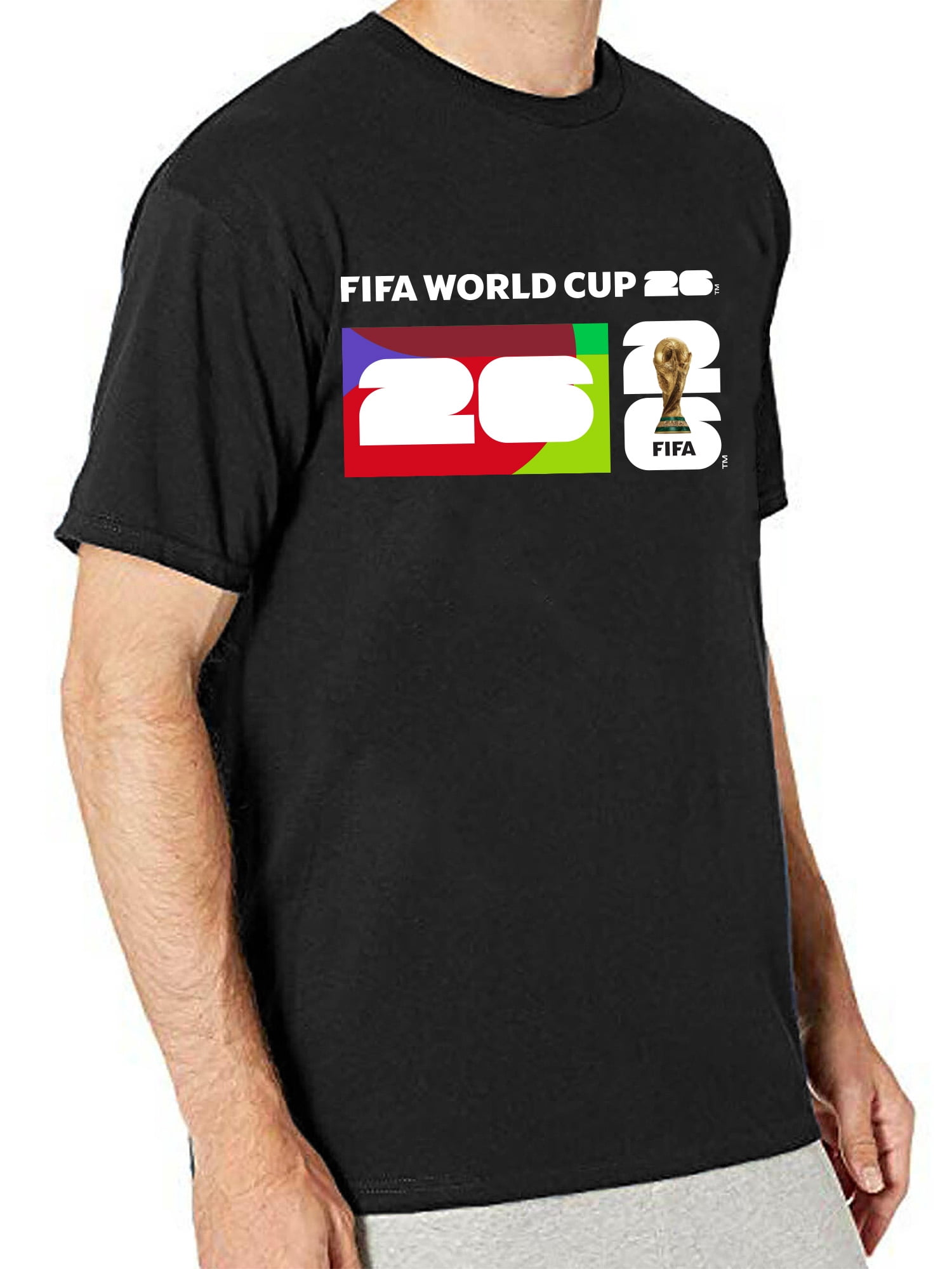 FIFA World Cup 2026 Men's Black Box Graphic Soccer Tee - Walmart.com