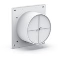 thumbnail image 2 of Ventilador de 100 mm, Extractor de Aire con Válvula Antirretorno + Mosquitera Integrada, 12 W, dB43, para Baño, Cocina, Oficina, WC, 2 of 5