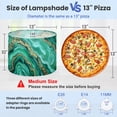 thumbnail image 2 of Linen Drum Lampshades abstract fake stone texture malachite green agate jasper 13"x13"x10" Light Shade for Table Lamps Floor Lamp Shades Lampshade Replacement Assembly Required, 2 of 8